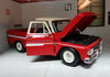 1:24 Scale Model Chevy 1966 Chevrolet C-10 Fleetside Red Pickup Truck 73355 - Chicano Spot