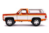 JADA JUST TRUCKS 1980 CHEVY BLAZER K5 COPPER / WHITE 1:24 DIECAST MODEL CAR #84 - Chicano Spot
