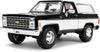 Jada Toys 1980 Chevy Blazer K5 Black/White 1:24 Die - Cast Vehicle - Chicano Spot