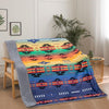 Tropical Soutwest Sherpa Throw